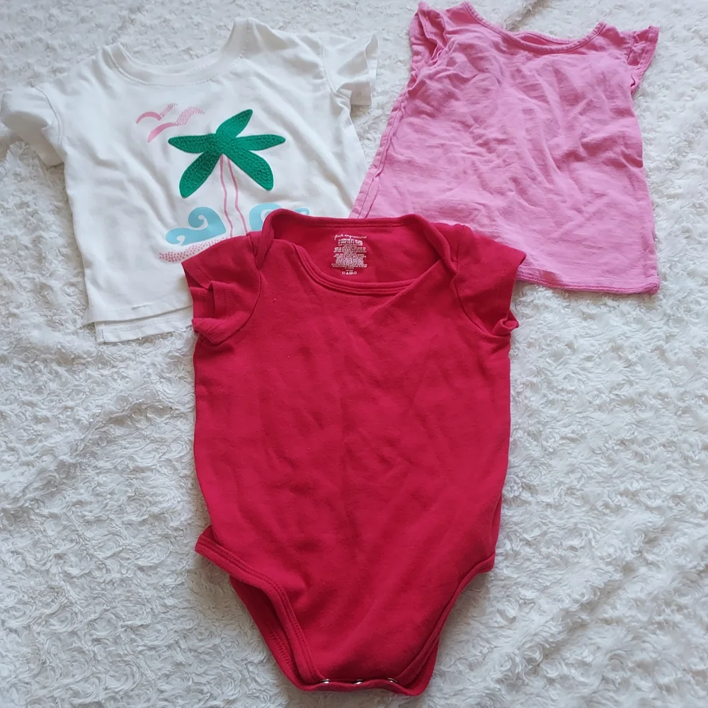 Bundle (15 pcs) Toddler Girls Mixed Summer Bright Prints & Pastels Lot 24mo/2T - Picture 6 of 7